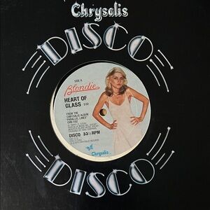 Blondie Heart of Glass Vinyl Record - Black